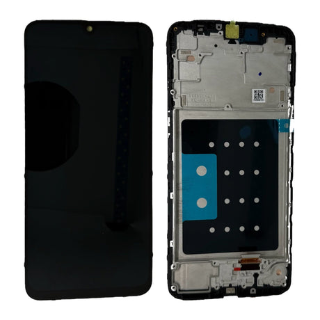 Samsung Galaxy A16 5G V2 (SM-A166Pv2) Complete LCD with Frame in Black — Service Pack (SVC) [GH81-27015A]