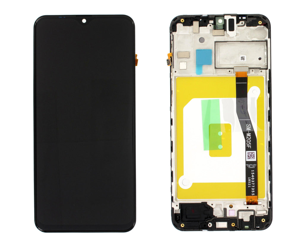 Samsung Galaxy M20 EU (SM-M205) Complete LCD with Frame in B - GH82-18682A