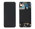 Samsung Galaxy A50 (SM-A505F) Complete LCD with Frame in Bla — GH82-19289A