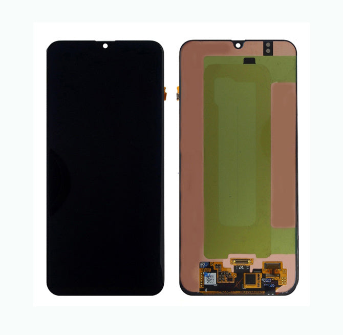 Samsung Galaxy M30 (SM-M305) Complete LCD with Frame in Black — Service Pack (SVC) [GH82-19347A]