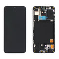 Samsung Galaxy A40 (SM-A405F) Complete LCD with Frame in Bla — GH82-19672A