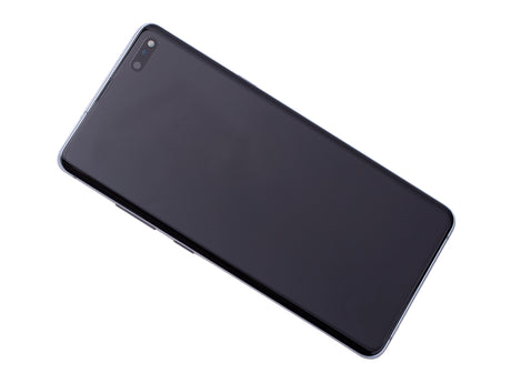 Samsung Galaxy S10 5G (SM-G977B) Complete LCD with Frame in Black — Service Pack (SVC) [GH82-20567B]