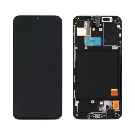 Samsung Galaxy A31 (SM-A315G) Complete LCD with Frame in Black — Service Pack (SVC) [GH82-24455A]