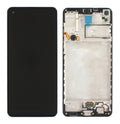 Samsung Galaxy A21s (SM-A217F) Complete LCD with Frame in Bl — GH82-22988A