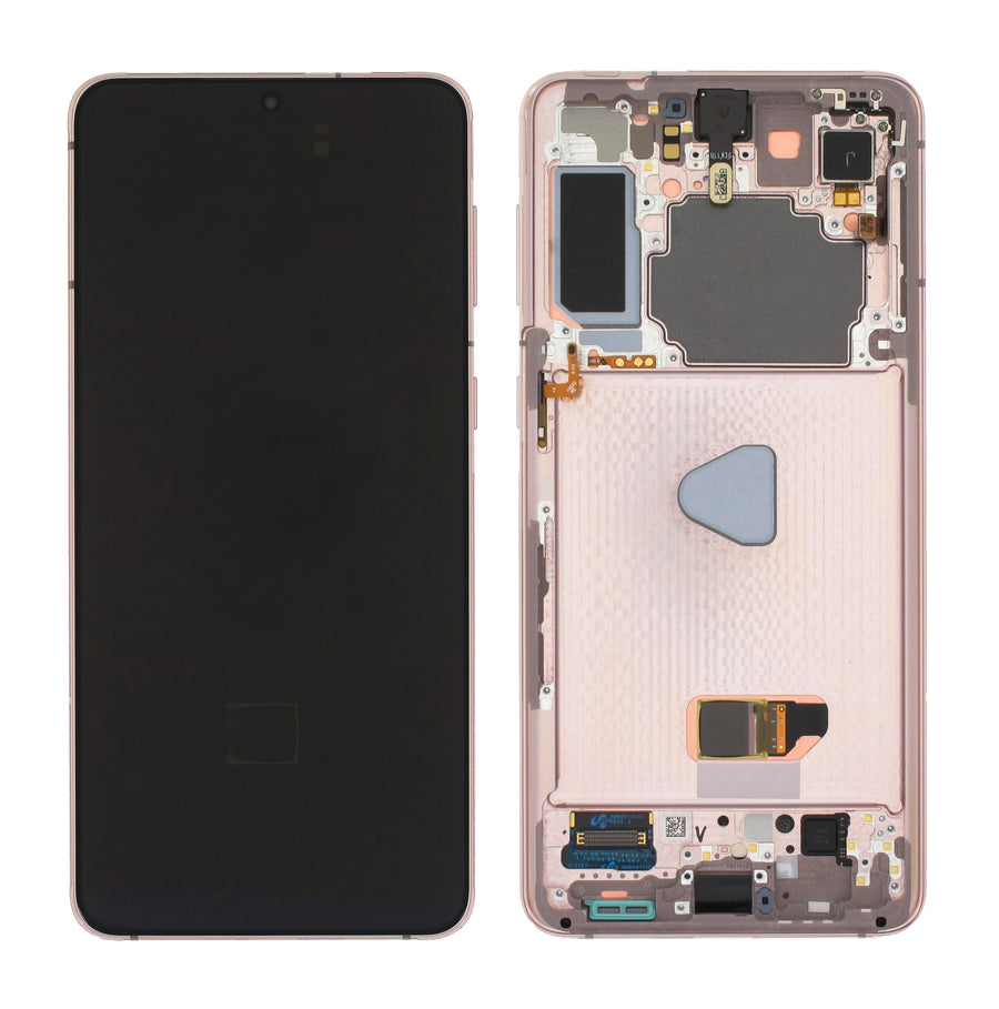 Samsung Galaxy S21 PLUS (SM-G996B) Complete LCD with Frame in Violet — Service Pack (SVC) [GH82-27267B]
