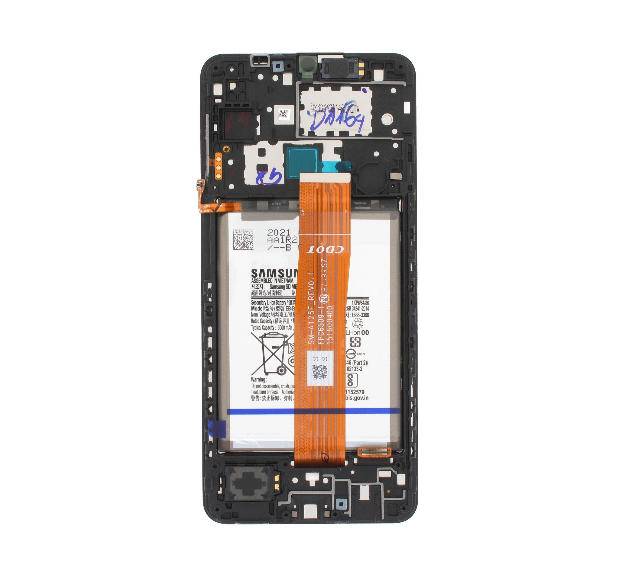 Samsung Galaxy A12 KIT (SM-A125F) Complete LCD with Frame in - GH82-24709A