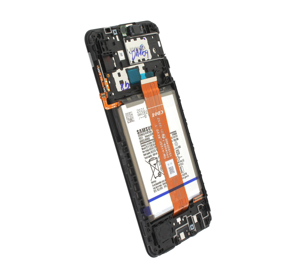 Samsung Galaxy A12 KIT (SM-A125F) Complete LCD with Frame in - GH82-24709A
