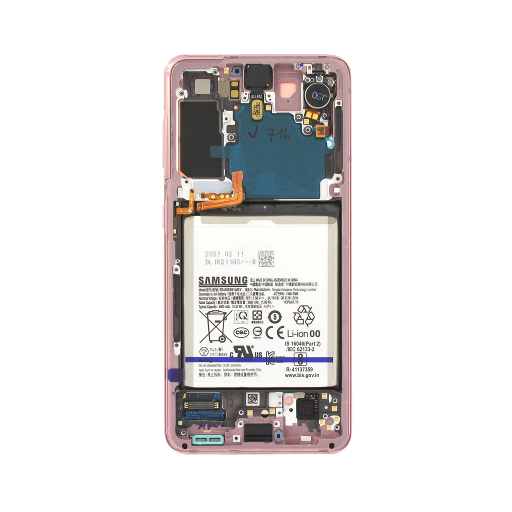 Samsung Galaxy S21 KIT (SM-G991B) Complete LCD with Frame in