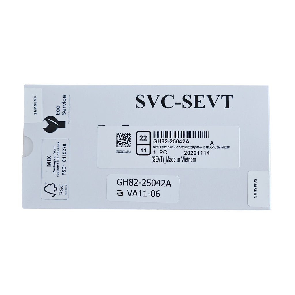 Samsung Galaxy M12s UK (SM-M127F) Complete LCD with Frame in - GH82-25042A