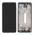 Samsung Galaxy A52 (SM-A526B) Complete LCD with Frame in Blu — GH82-25524B