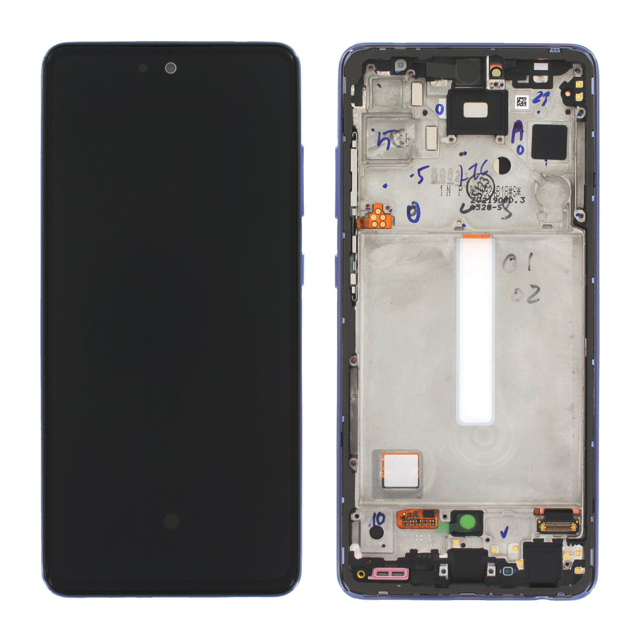 Samsung Galaxy A52s (SM-A528B) Complete LCD with Frame in Violet — Service Pack (SVC) [GH82-26863C]