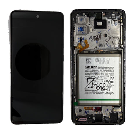 Samsung Galaxy A52s KIT (SM-A528B) Complete LCD with Frame in Violet — Service Pack (SVC) [GH82-26912C]