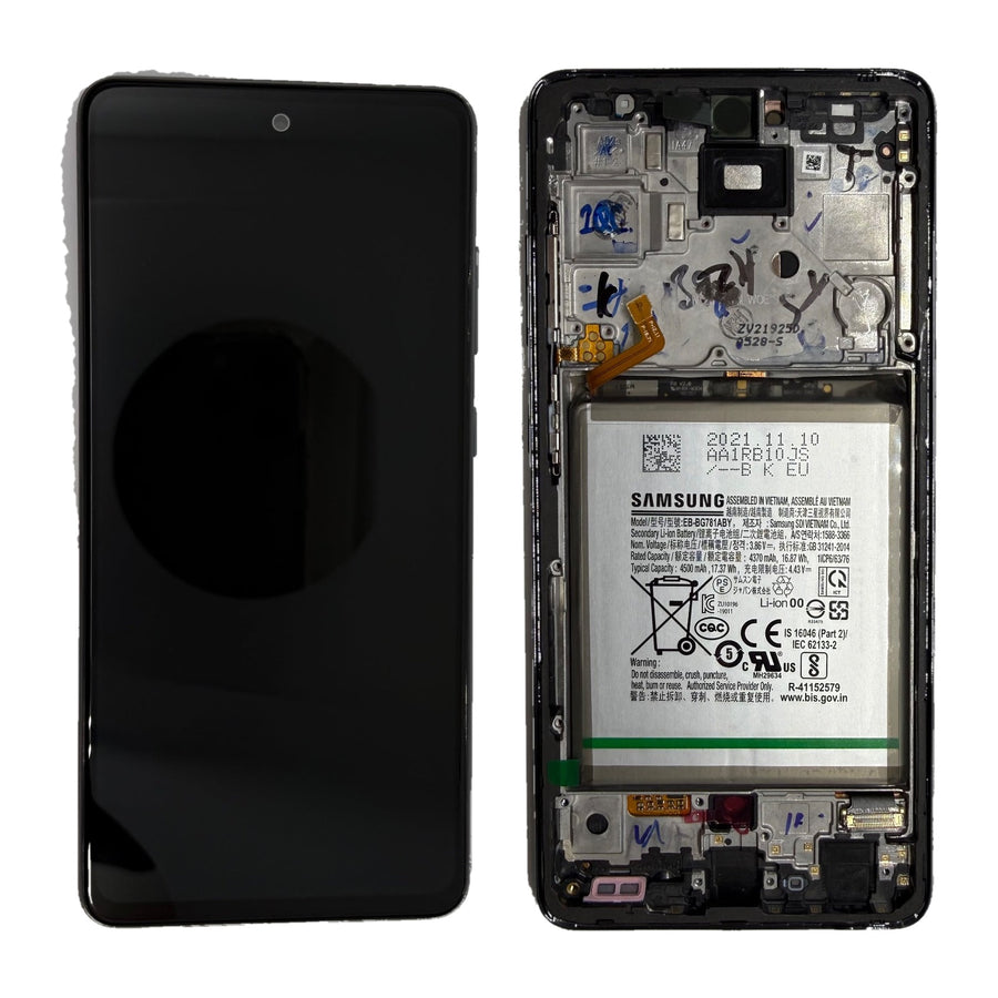 Samsung Galaxy A52s KIT (SM-A528B) Complete LCD with Frame in Violet — Service Pack (SVC) [GH82-26912C]