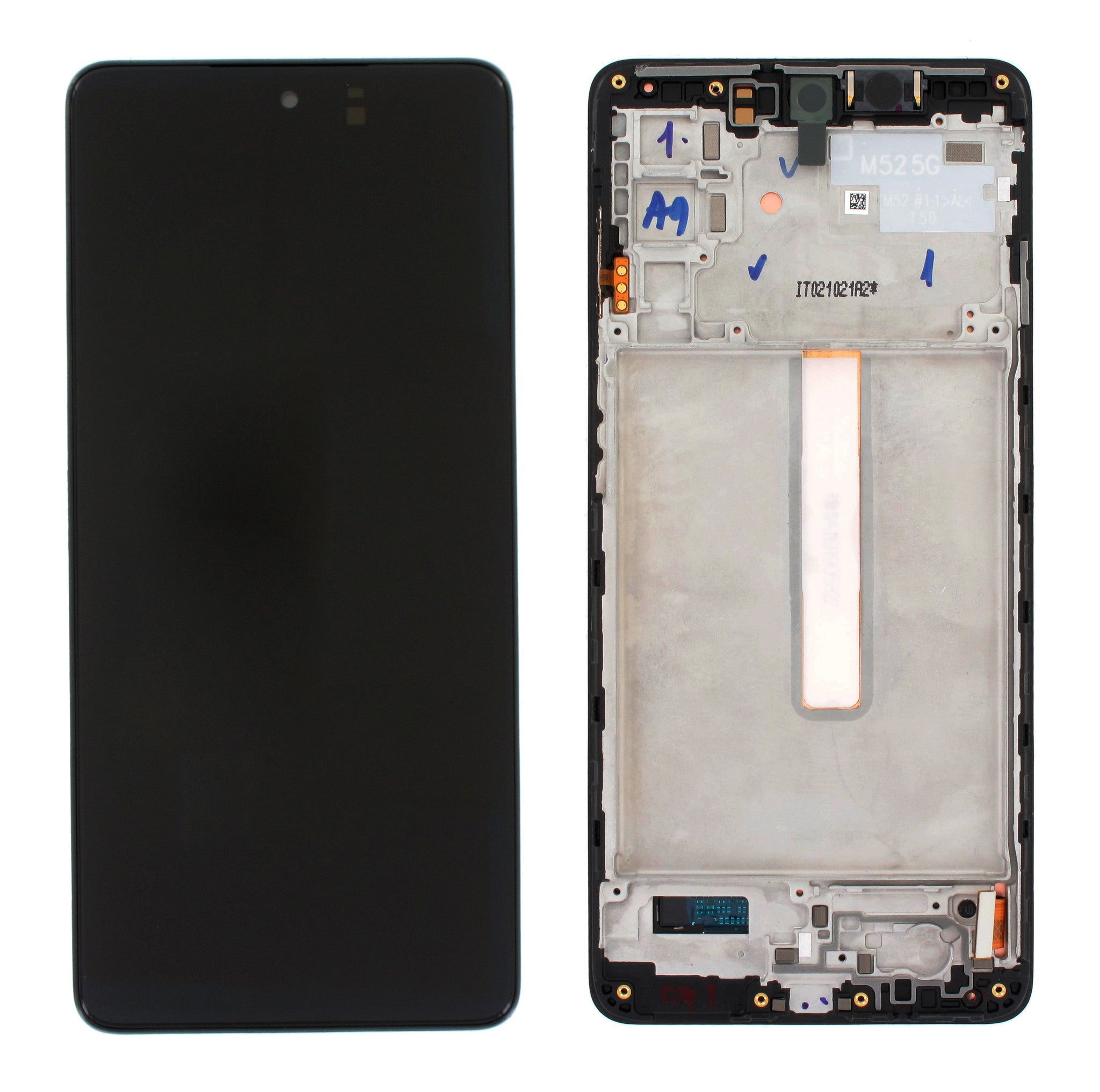 Samsung Galaxy M52s UK (SM-M526B) Complete LCD with Frame in - GH82-27091A