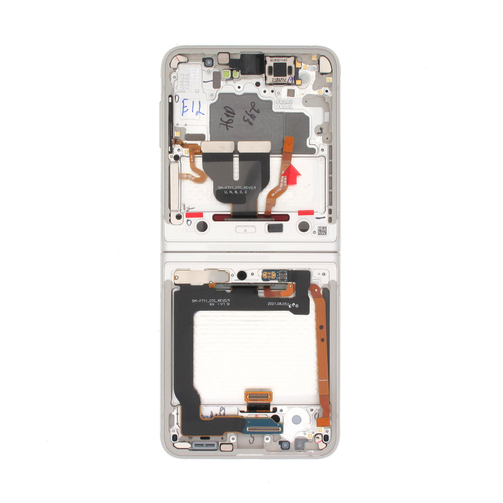 Samsung Galaxy FLIP 3 MAIN (SM-F711) Complete LCD with Frame - GH82-27243B