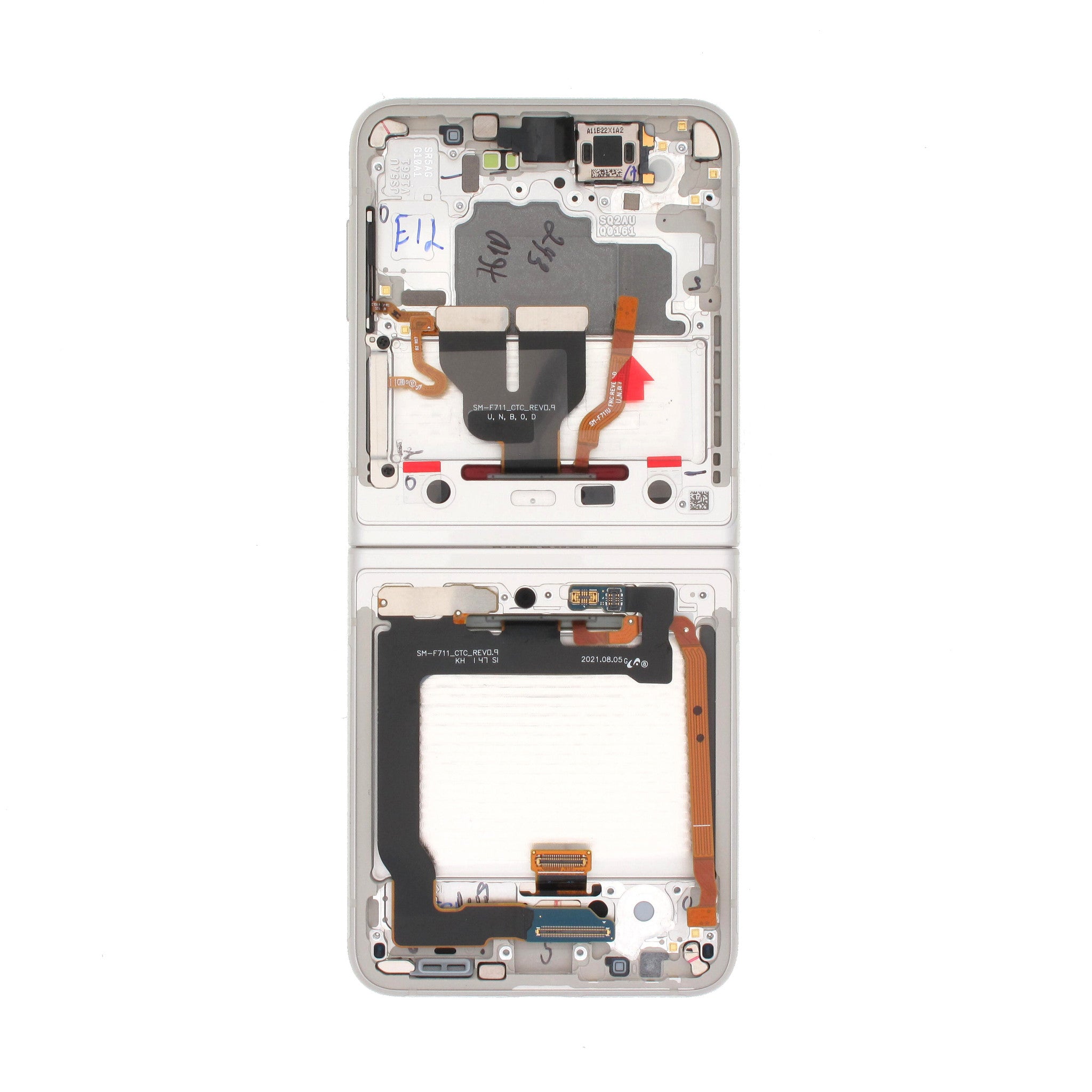 Samsung Galaxy FLIP 3 MAIN (SM-F711) Complete LCD with Frame - GH82-27243B