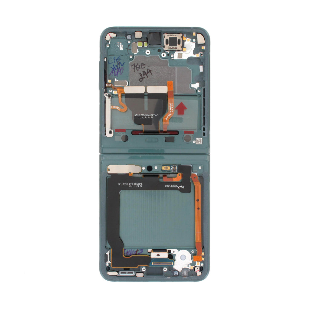 Samsung Galaxy FLIP 3 MAIN (SM-F711) Complete LCD with Frame - GH82-27243C