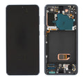 Samsung Galaxy S21 (SM-G991B) Complete LCD with Frame in Gra - GH82-27256A