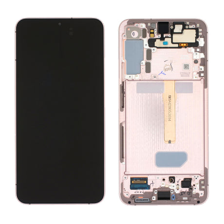 Samsung Galaxy S22 PLUS (SM-S906B) Complete LCD with Frame in Pink Gold — Service Pack (SVC) [GH82-27500D]