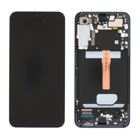 Samsung Galaxy S22 PLUS (SM-S906B) Complete LCD with Frame in Graphite — Service Pack (SVC) [GH82-27500E]