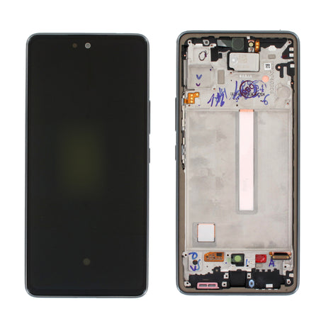 Samsung Galaxy A53 (SM-A536B) Complete LCD with Frame in Black — Service Pack (SVC) [GH82-28025A]