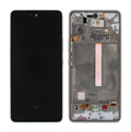 Samsung Galaxy A53 (SM-A536B) Complete LCD with Frame in Whi — GH82-28024B
