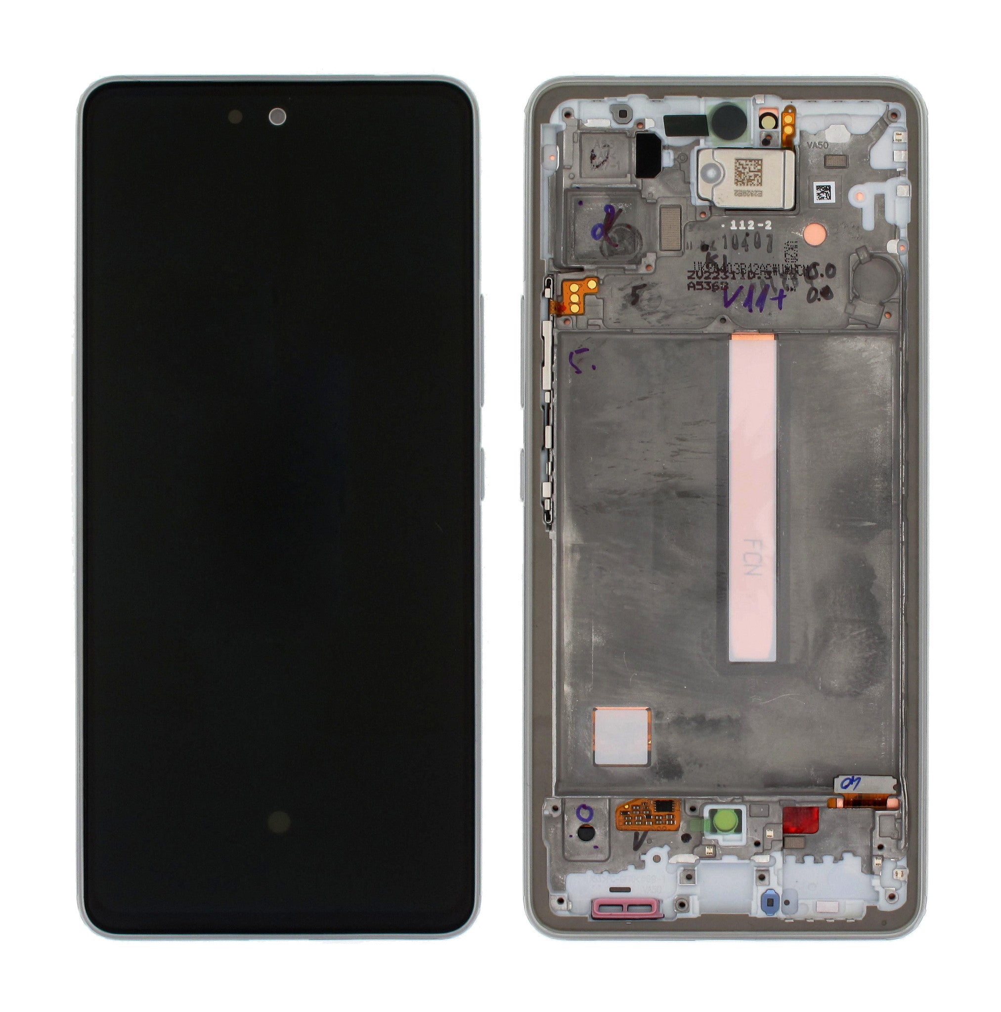 Samsung Galaxy A53 (SM-A536B) Complete LCD with Frame in Whi — GH82-28024B