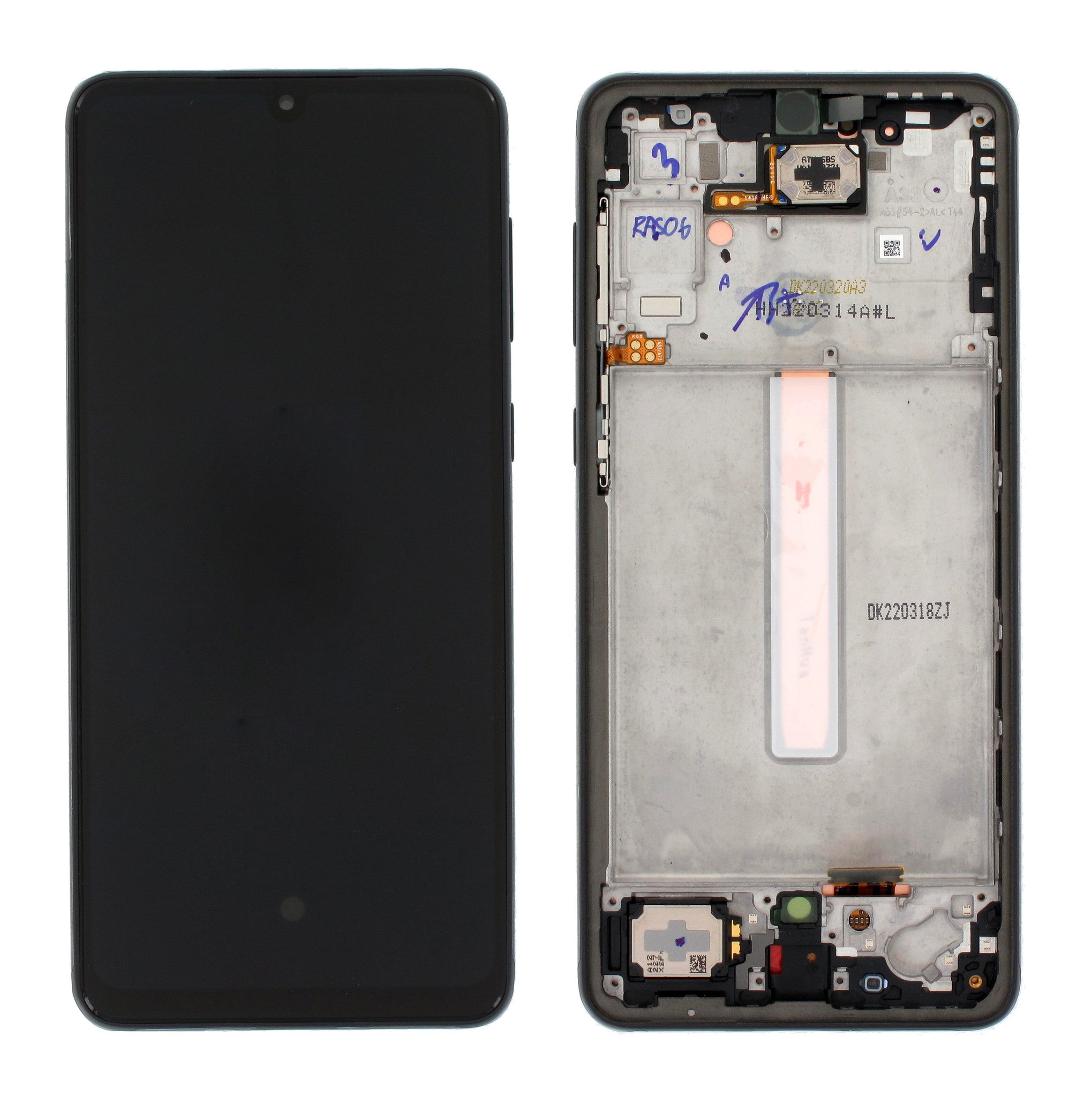 Samsung Galaxy A33 (SM-A336B) Complete LCD with Frame in Bla — GH82-28143A