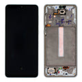 Samsung Galaxy A33 (SM-A336B) Complete LCD with Frame in Whi — GH82-28143B