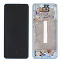 Samsung Galaxy A33 (SM-A336B) Complete LCD with Frame in Blu — GH82-28143C