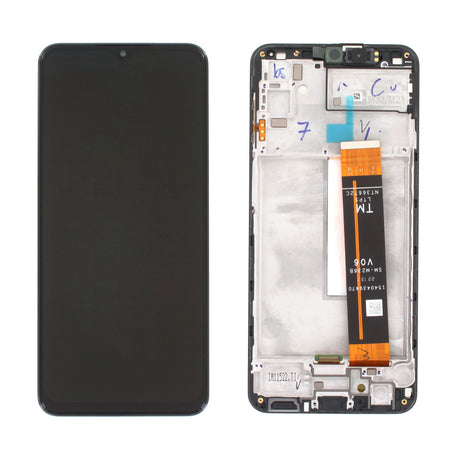 Samsung Galaxy M23 5G (SM-M236) Complete LCD with Frame in Black — Service Pack (SVC) [GH82-28487A]