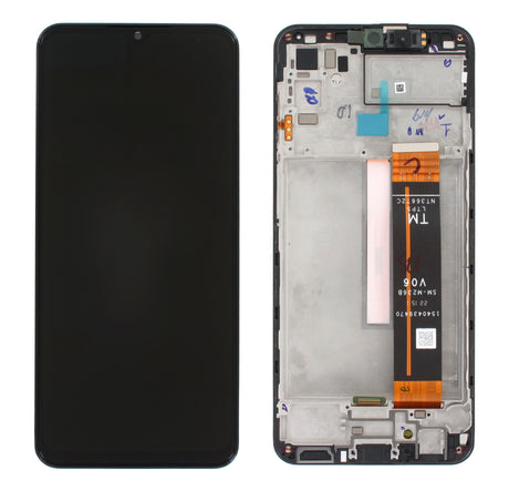 Samsung Galaxy M33 5G (SM-M336) Complete LCD with Frame in Black — Service Pack (SVC) [GH82-28669A]