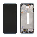 Samsung Galaxy A73 (SM-A736B) Complete LCD with Frame in Bla — GH82-28686A