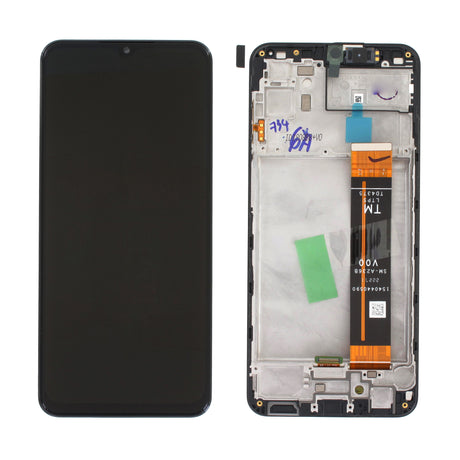 Samsung Galaxy A23 5G (SM-A236F) Complete LCD with Frame in Black — Service Pack (SVC) [GH82-29735A]