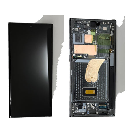 Samsung Galaxy S23 ULTRA (SM-S918B) Complete LCD with Frame in Green — Service Pack (SVC) [GH82-30465C-SVC]