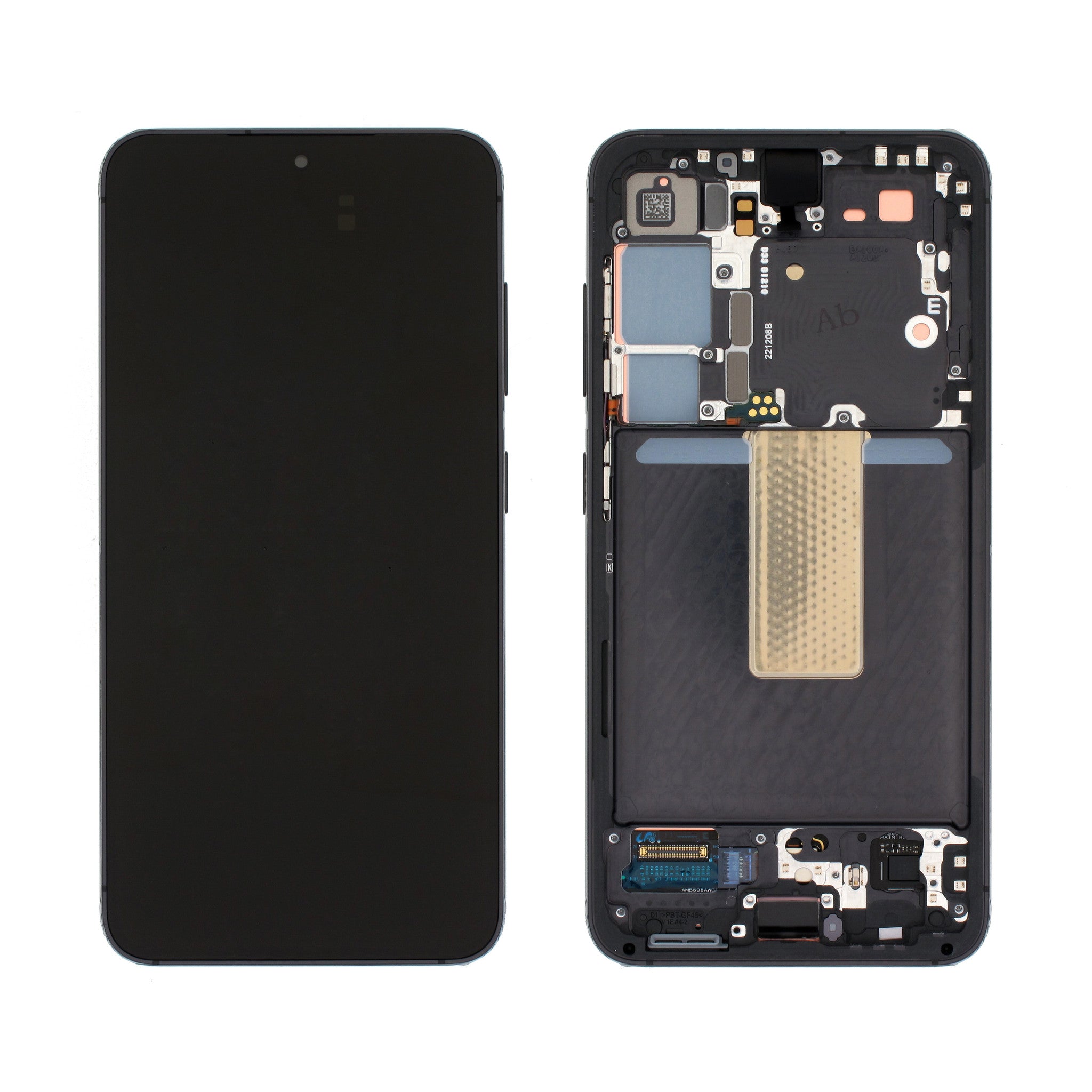 Samsung Galaxy S23 (SM-S911B) Complete LCD with Frame in Bla - GH82-30480A