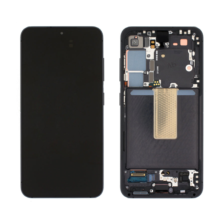 Samsung Galaxy S23 (SM-S911B) Complete LCD with Frame in Black — Genuine PreAssembled (GPA) [GH82-30481A]