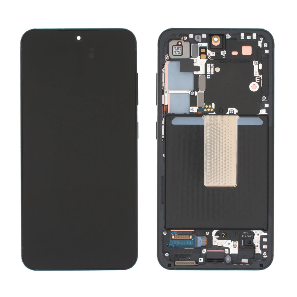 Samsung Galaxy S23 (SM-S911B) Complete LCD with Frame in Gra - GH82-30480E