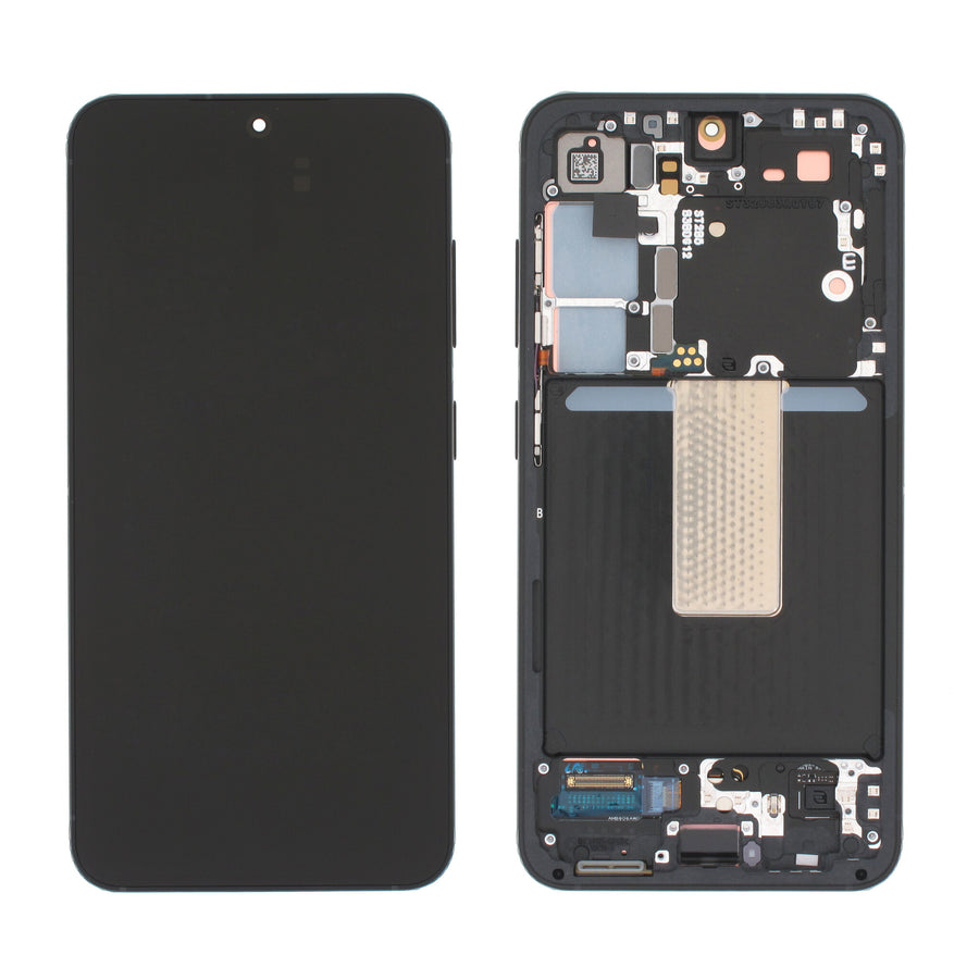 Samsung Galaxy S23 (SM-S911B) Complete LCD with Frame in Gray — Genuine PreAssembled (GPA) [GH82-30481E]