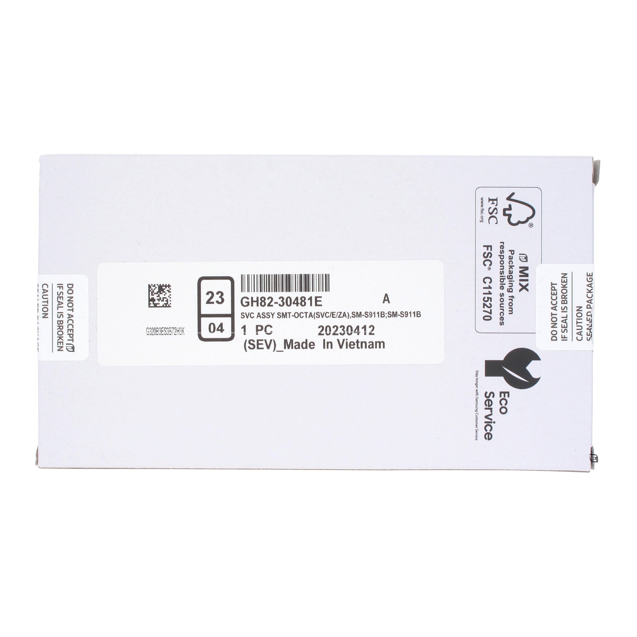 Samsung Galaxy S23 (SM-S911B) Complete LCD with Fr angle 2