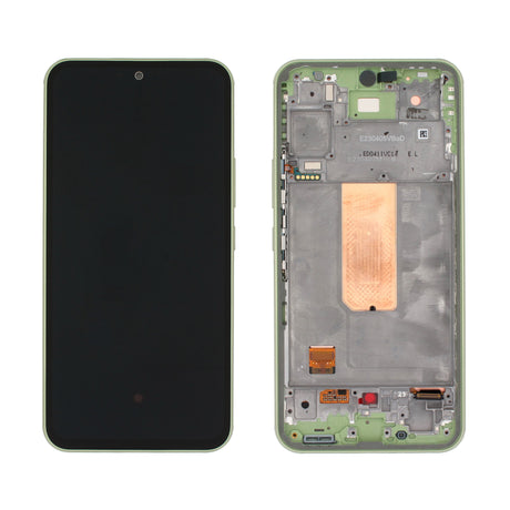 Samsung Galaxy A54 (SM-A546B) Complete LCD with Frame in Green — Service Pack (SVC) [GH82-31232C]