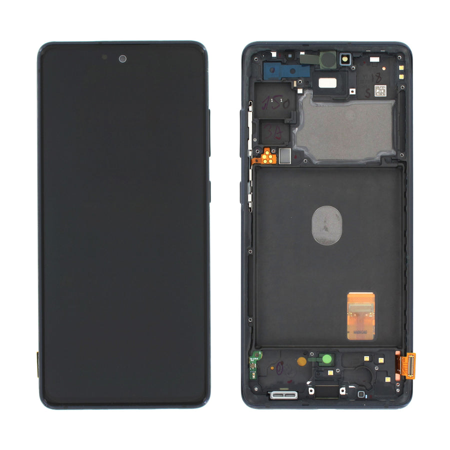 Samsung Galaxy S20 FE 5G (SM-G781F) Complete LCD with Frame in Navy — Service Pack (SVC) [GH82-31321A]