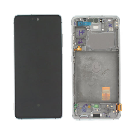 Samsung Galaxy S20 FE 5G (SM-G781F) Complete LCD with Frame in White — Service Pack (SVC) [GH82-31321B]