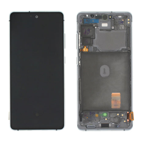 Samsung Galaxy S20 FE 4G (SM-G780F) Complete LCD with Frame in White — Service Pack (SVC) [GH82-31329B]