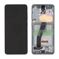 Samsung Galaxy S20 (SM-G981B) Complete LCD with Frame in Gra - GH82-31432A