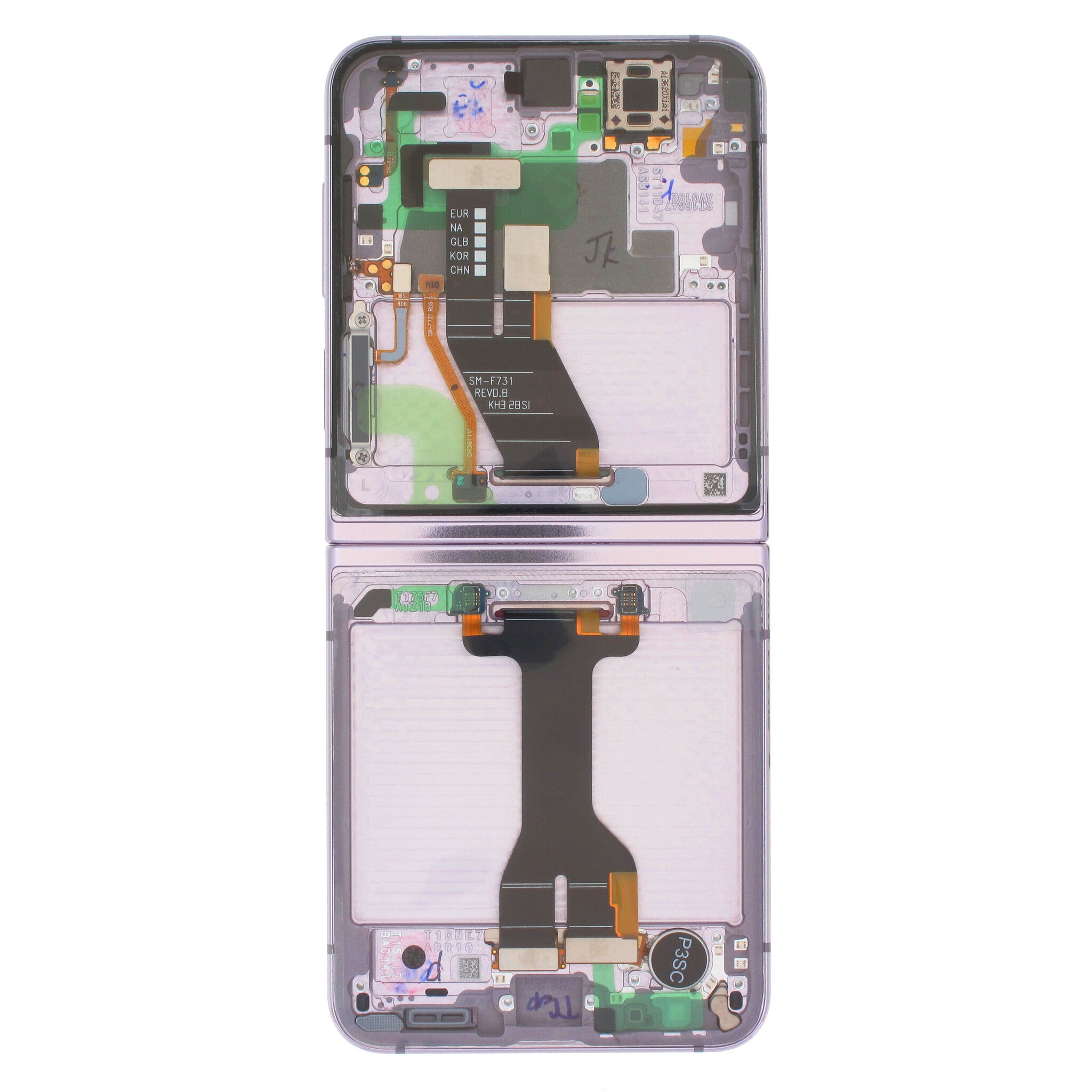 Samsung Galaxy FLIP 5 MAIN (SM-F731) Complete LCD with Frame - GH82-31828C