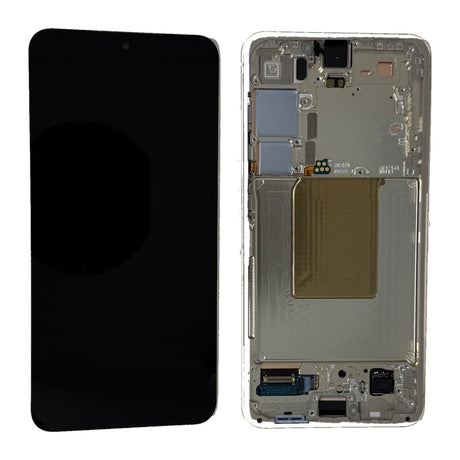 Samsung Galaxy S24 (SM-S921B) Complete LCD with Frame in Yellow — Genuine PreAssembled (GPA) [GH82-33289D]