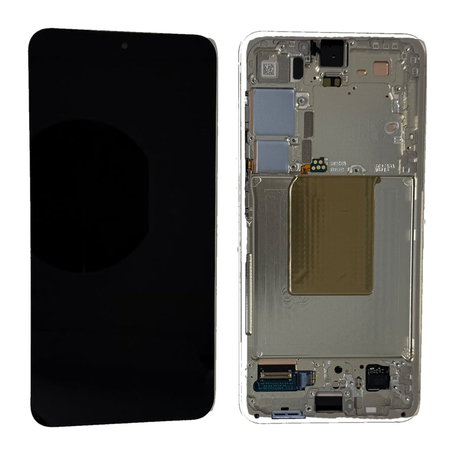 Samsung Galaxy S24 (SM-S921B) Complete LCD with Frame in Yellow — Genuine PreAssembled (GPA) [GH82-33289D]