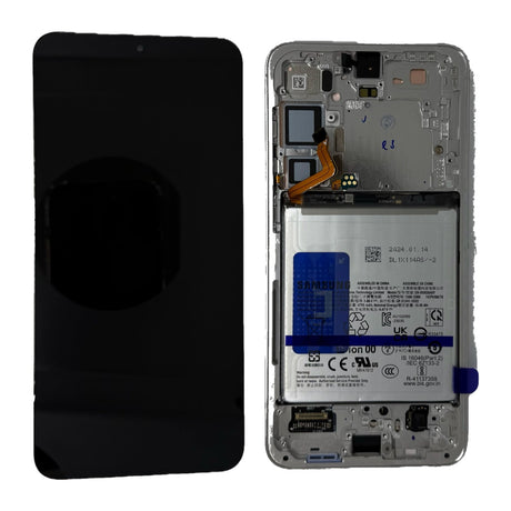 Samsung Galaxy S24 PLUS (SM-S926B) Complete LCD with Frame in Grey — Service Pack (SVC) [GH82-33412B-KIT]