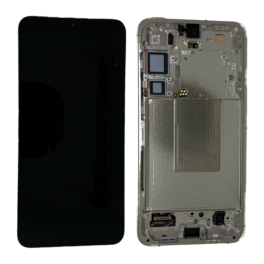 Samsung Galaxy S24 PLUS (SM-S926B) Complete LCD with Frame in Yellow — Genuine PreAssembled (GPA) [GH82-33412D]